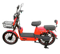 Велоскутер акумуляторний WIND, червоний (+Акумулятор 12V20A/25А 5шт)