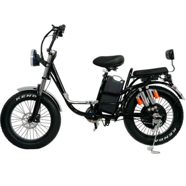 Велоскутер акумуляторний BKE-500, чорний