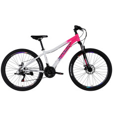 Велосипед AL 27.5" SPACE IZIDA DD FR рама-15" рожево-білий 2026