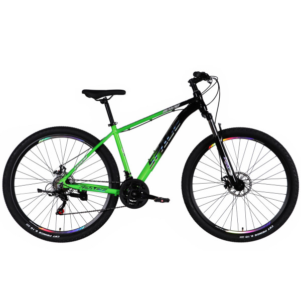 Велосипед AL 29" SPACE PHAETON DD FR рама-18" зелено-чорний 2026