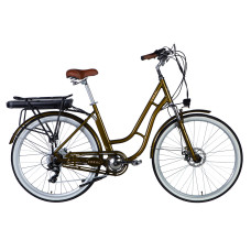 Велосипед з електроприводом 28" AL Dorozhnik eCORAL DD FR рама-19" 48B 17.5А*г 500Вт бронзовий 2026