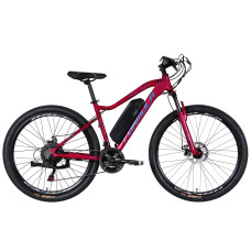 Велосипед з електроприводом 27.5" AL Formula eALPINA DD FR рама-17" 36B 12.5А*г 500Вт рожево-синій 2026