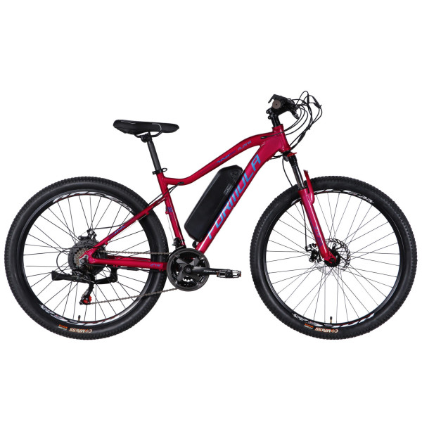 Велосипед з електроприводом 27.5" AL Formula eALPINA DD FR рама-17" 36B 12.5А*г 500Вт рожево-синій 2026