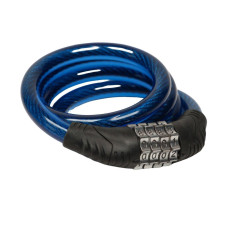 Замок тросовий кодовий VLT PJ-098 1000мм *12мм синій AM (брендоване пакування)