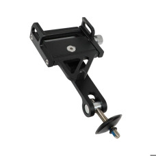 Тримач для смартфона універсальний" Алюмiнiй на рульову колонку BC-B775С чорний AM (брендоване пакування)