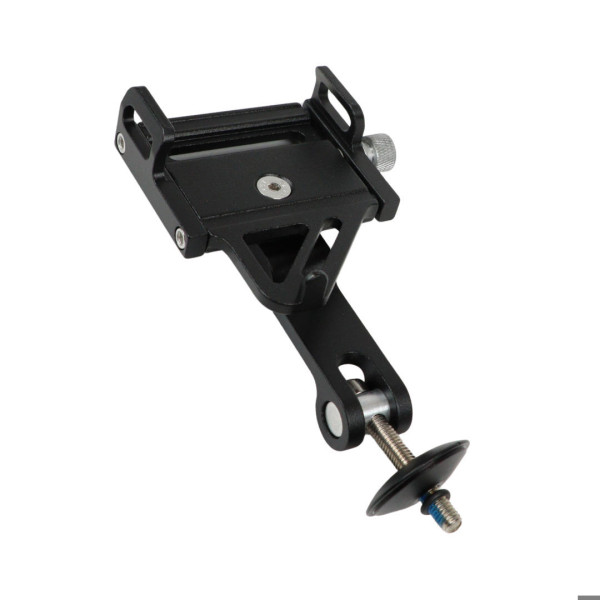 Тримач для смартфона універсальний" Алюмiнiй на рульову колонку BC-B775С чорний AM (брендоване пакування)