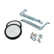 Опорні колеса Пластик з фіксат. за перо рами 24" FSK-BH-204 бiлий з чорним