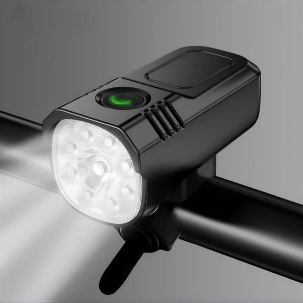 Ліхтар передн. акумулятор 2000мАг літій-іонний BEcool BC-FL1736A чорний AM (брендоване пакування)