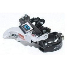 Перемикач перед. универсал. тяга нижн. хомут max-48T 34.9мм (адаптер 31.8мм)мм SHIMANO FD-M310 срiблястий з чорним