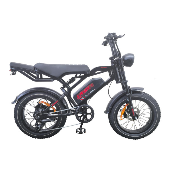 Велосипед з електроприводом 20" ST SPACE POLARIS (new) DD FR рама-21" 48 B 15 А*г 1000 Вт чорний 2026