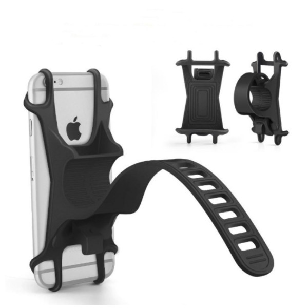 Тримач для смартфона 4-5,5" силикон чорний VLT BC-B711