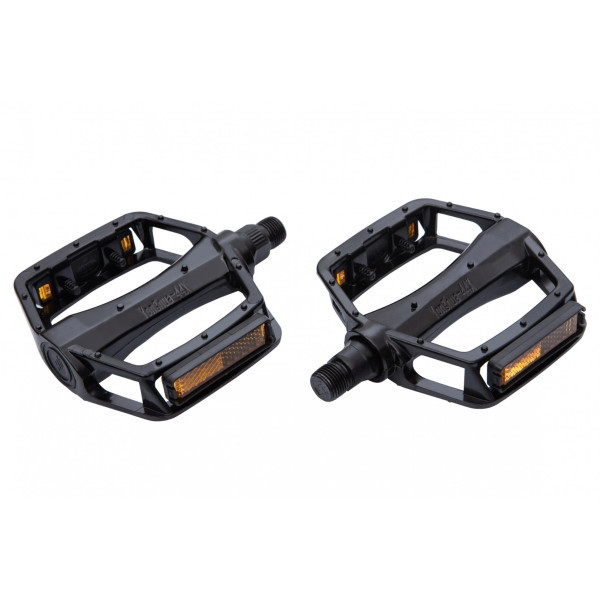 Педалі алюміній BRAVVOS YX-44X чорний 112.5*105мм