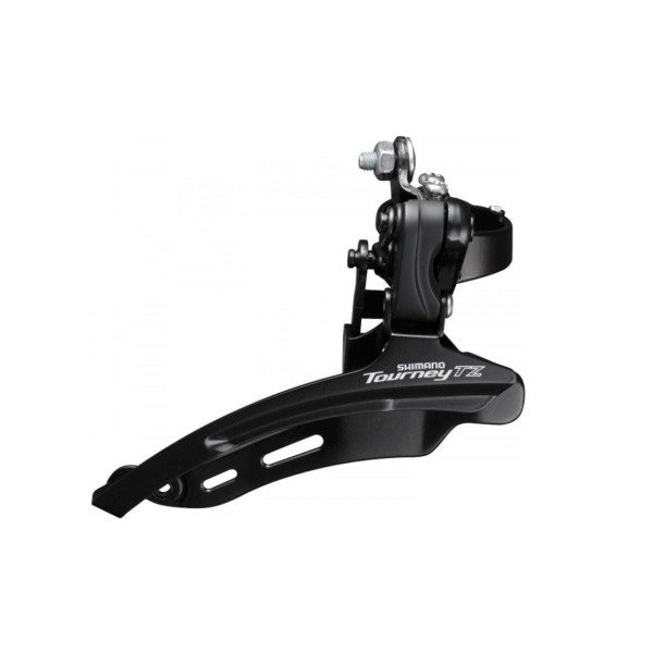 Перемикач перед. верхній хомут н/тяга  max-42T під трубу 28,6мм чорний SHIMANO FD-TZ500 індекс