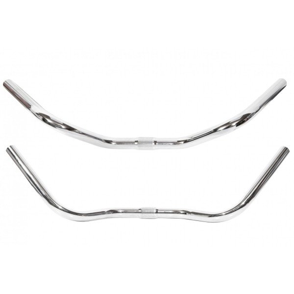 Кермо сталь 25.4 L590 підйом:70mm срiблястий