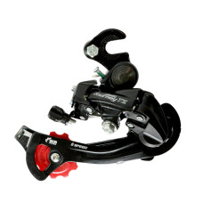 Перемикач задн. 7 швидк. под крюк чорний SHIMANO RD-TZ500В